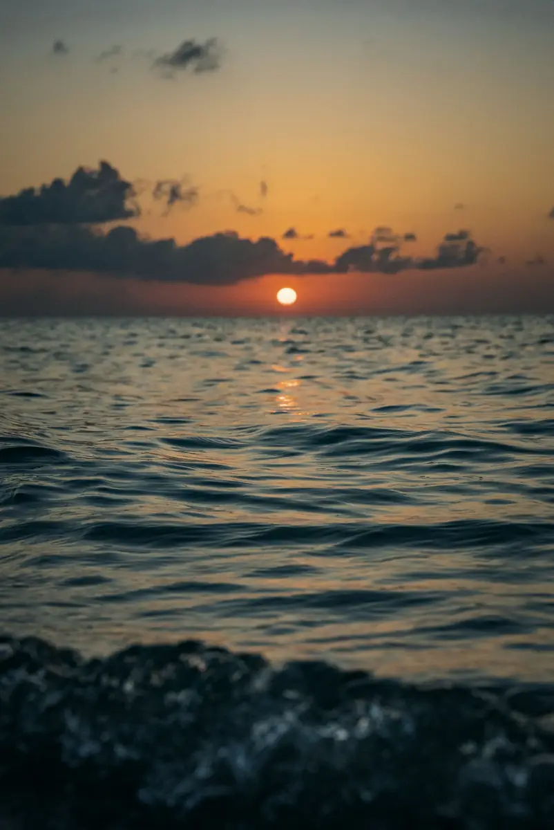 Sunset aboard